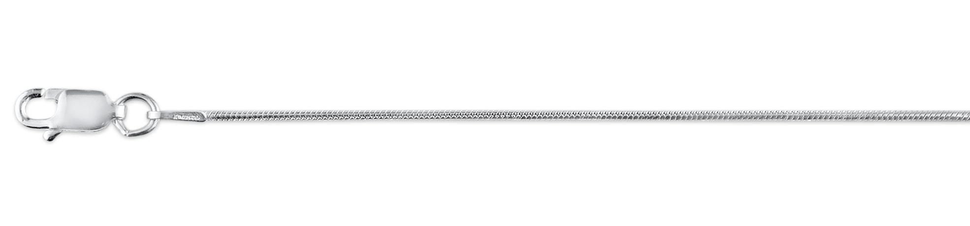Sterling Silver Rhodium Snake Chains