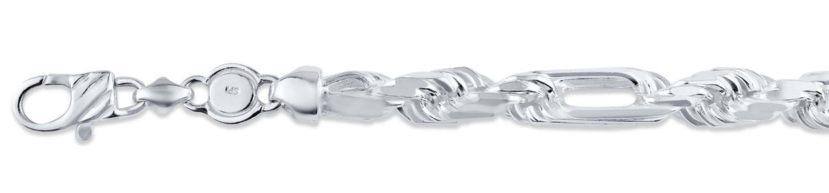 Silver Figarope Chains
