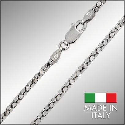 Sterling Silver Rhodium Coreana Chains