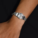 Pulsera de plata de ley 925 con dos vueltas de Nuestra Señora de Guadalupe de 12,4 mm - CDIB00021