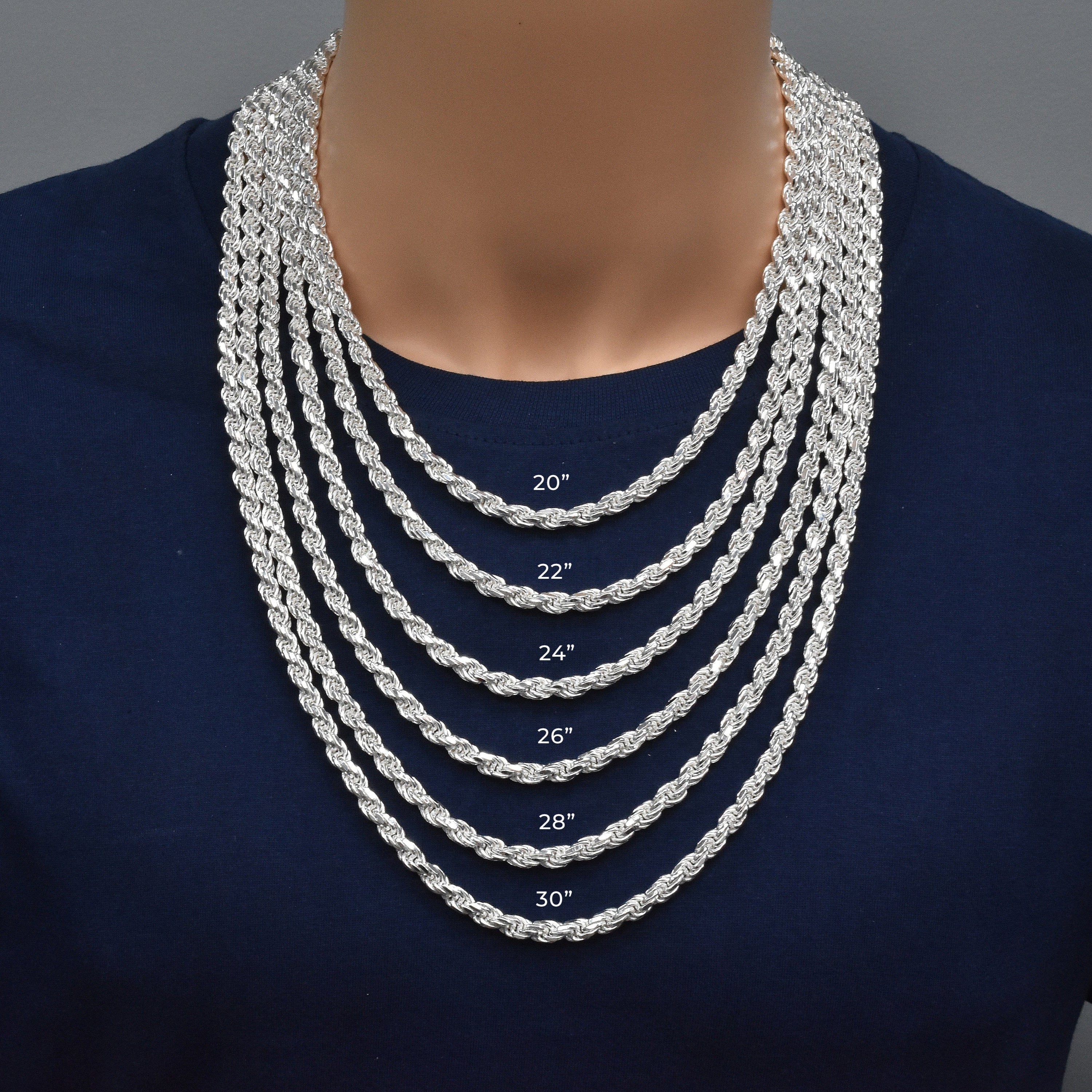 Rope 150 Chain or Bracelet 7mm - CH531