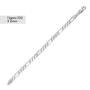 Cadena o pulsera Figaro 150 de 5,6 mm - CH607