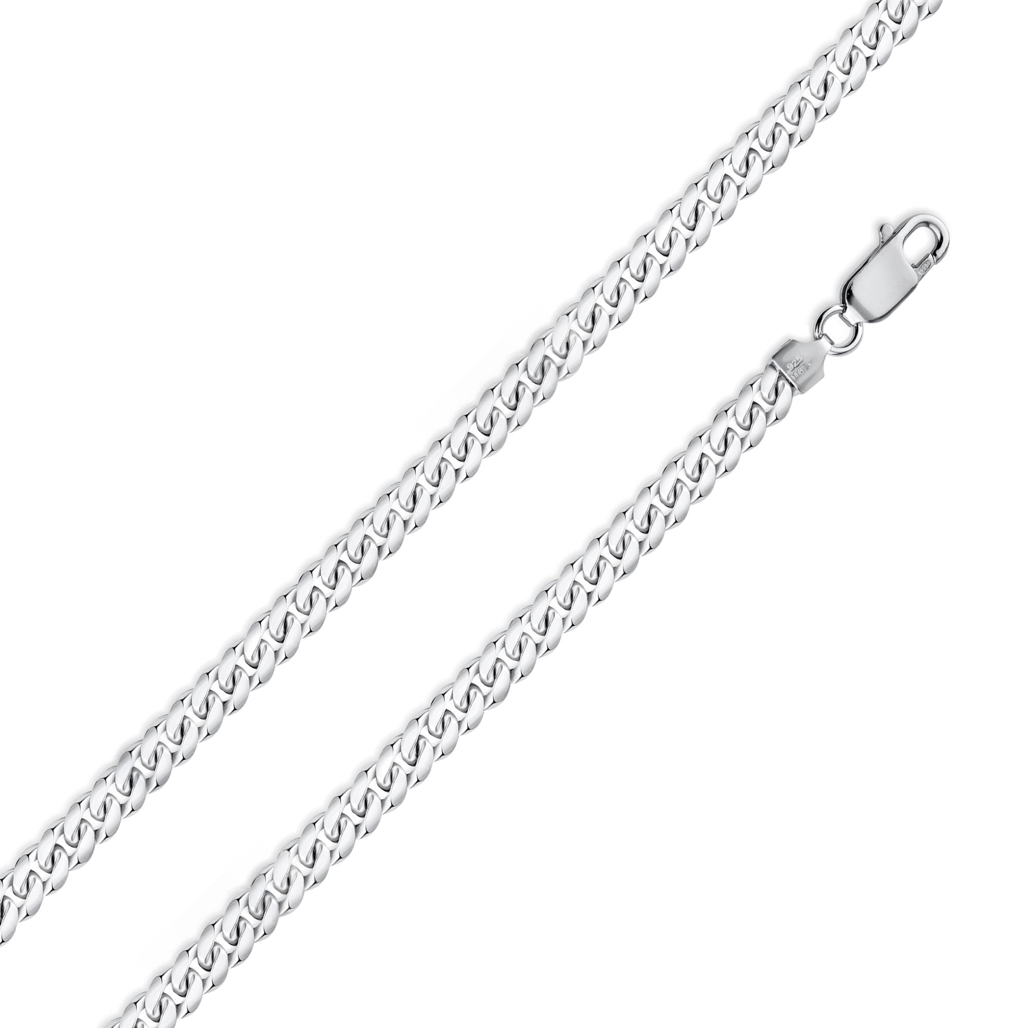 Cadena o Pulsera Cubana de Plata Esterlina 925