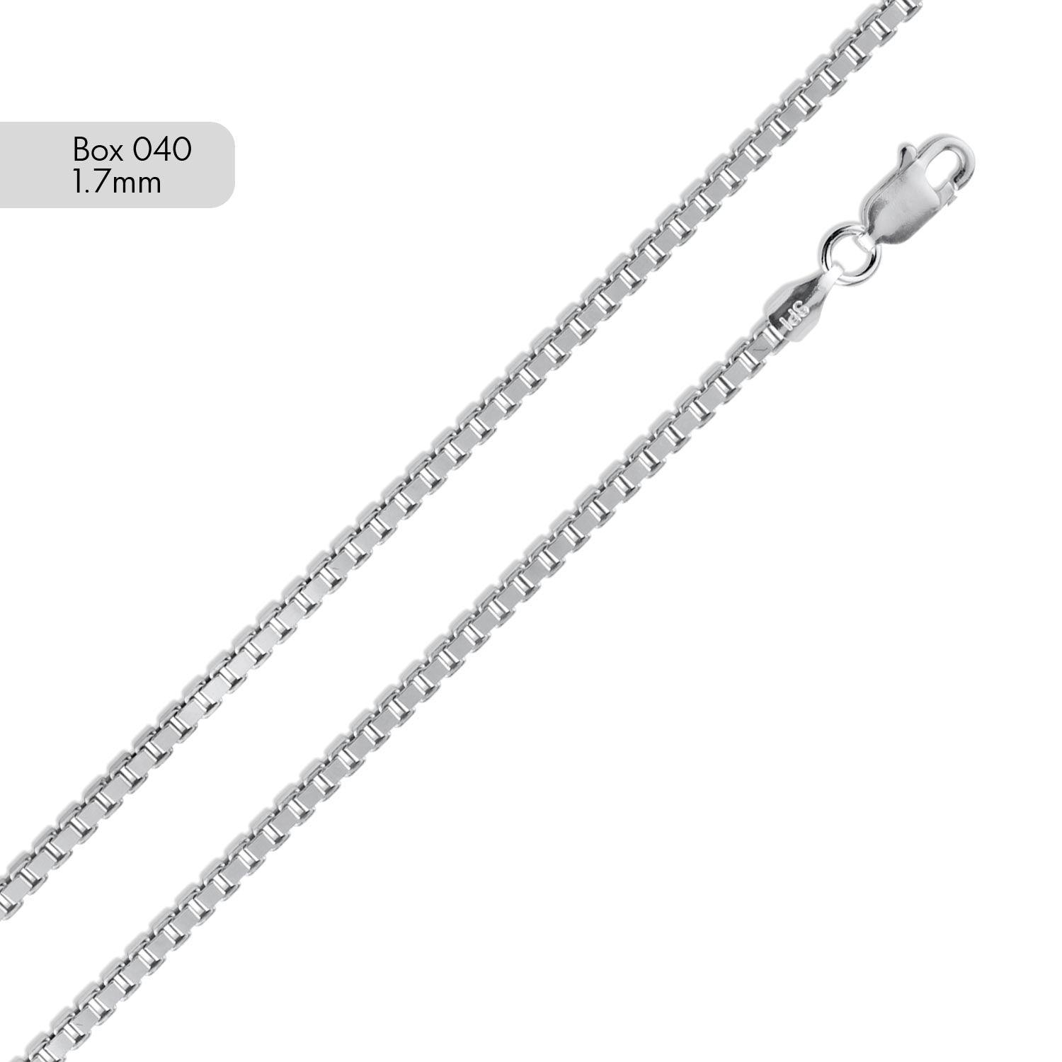 Box 040 Chain 1.7mm - CH737B | Silver Palace Inc. #plating_basic non-plated