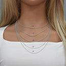 High Polished 925 Sterling Silver Wire Oval Loop 060 Chain 2.8mm - CH738