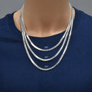 925 Sterling Silver Flat Rope / S Chain 4.2mm - CH752
