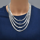 925 Sterling Silver Flat Rope / S Chain 5.1mm - CH753