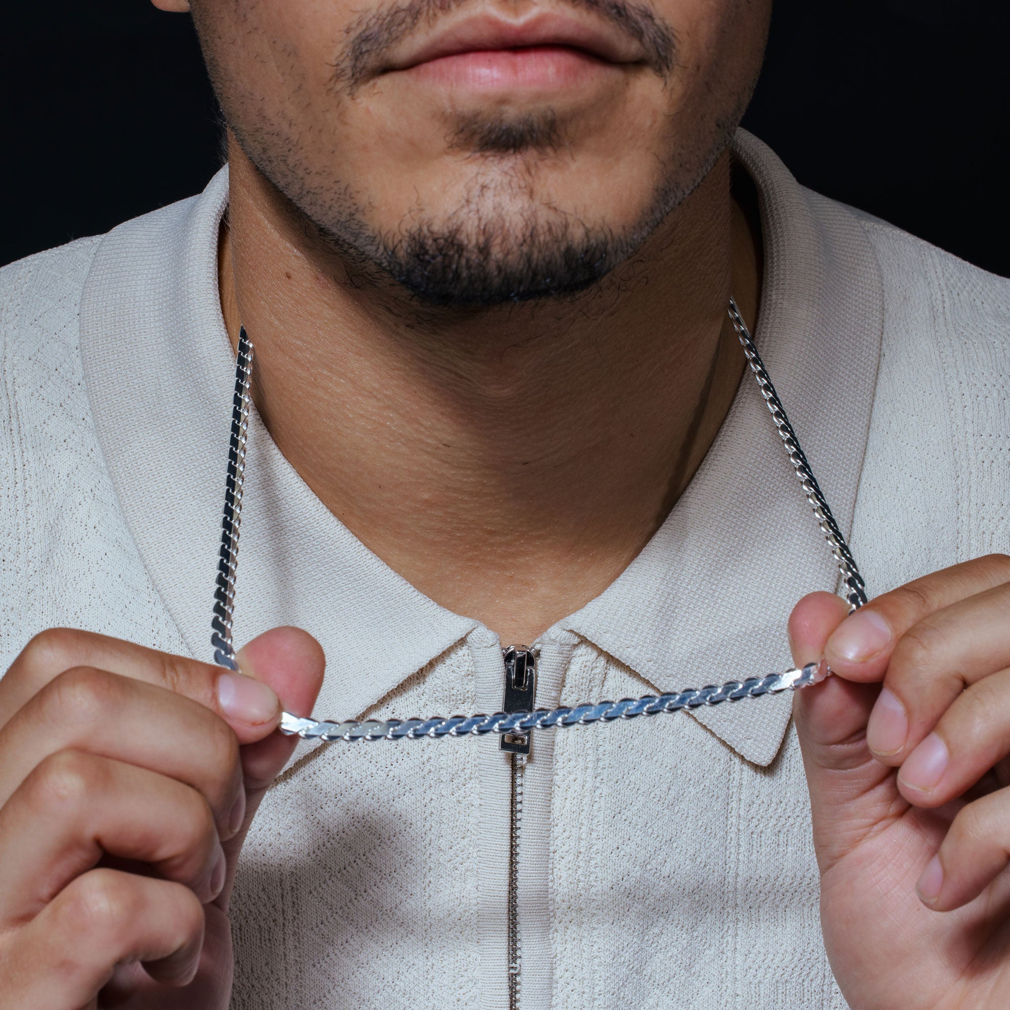 925 Sterling Silver Flat Rope Chain