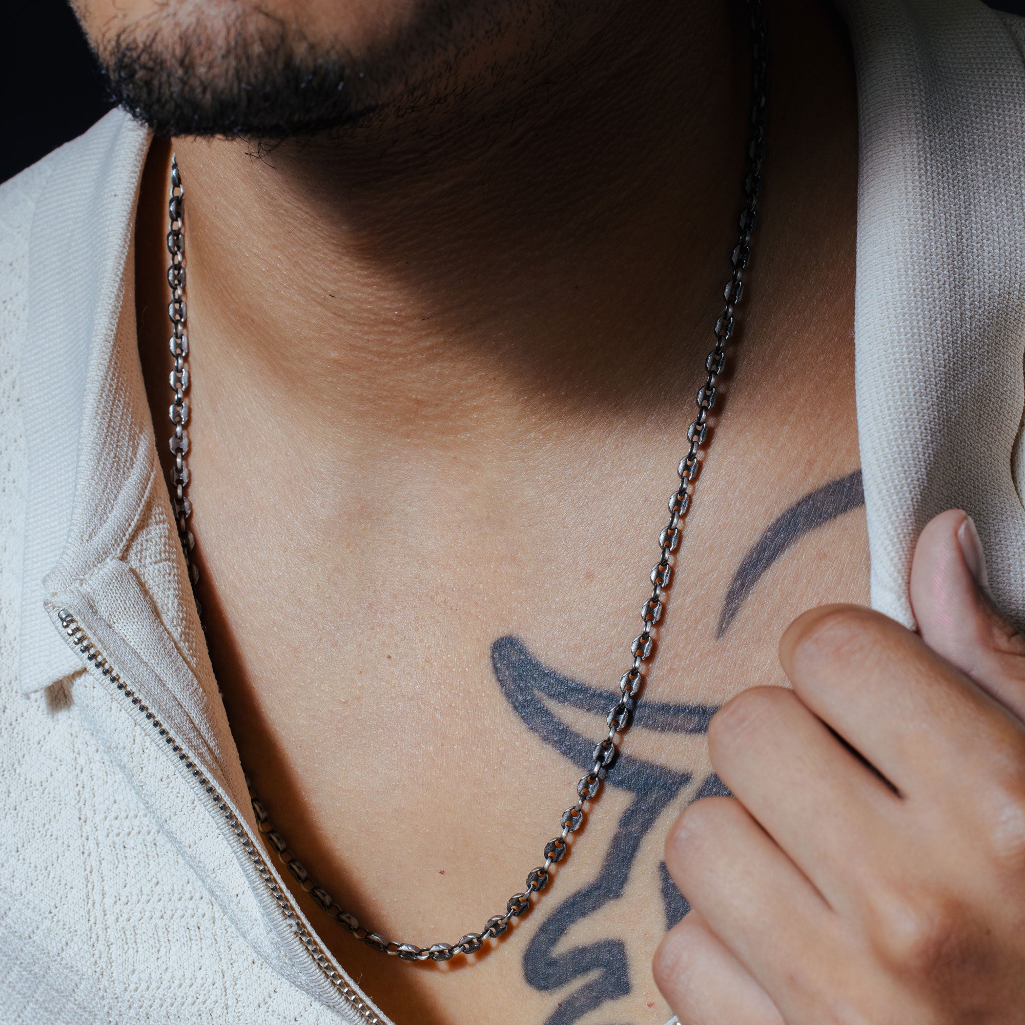 Cadena Marina 040 de 4,3 mm chapada en plata de ley 925 - CH960