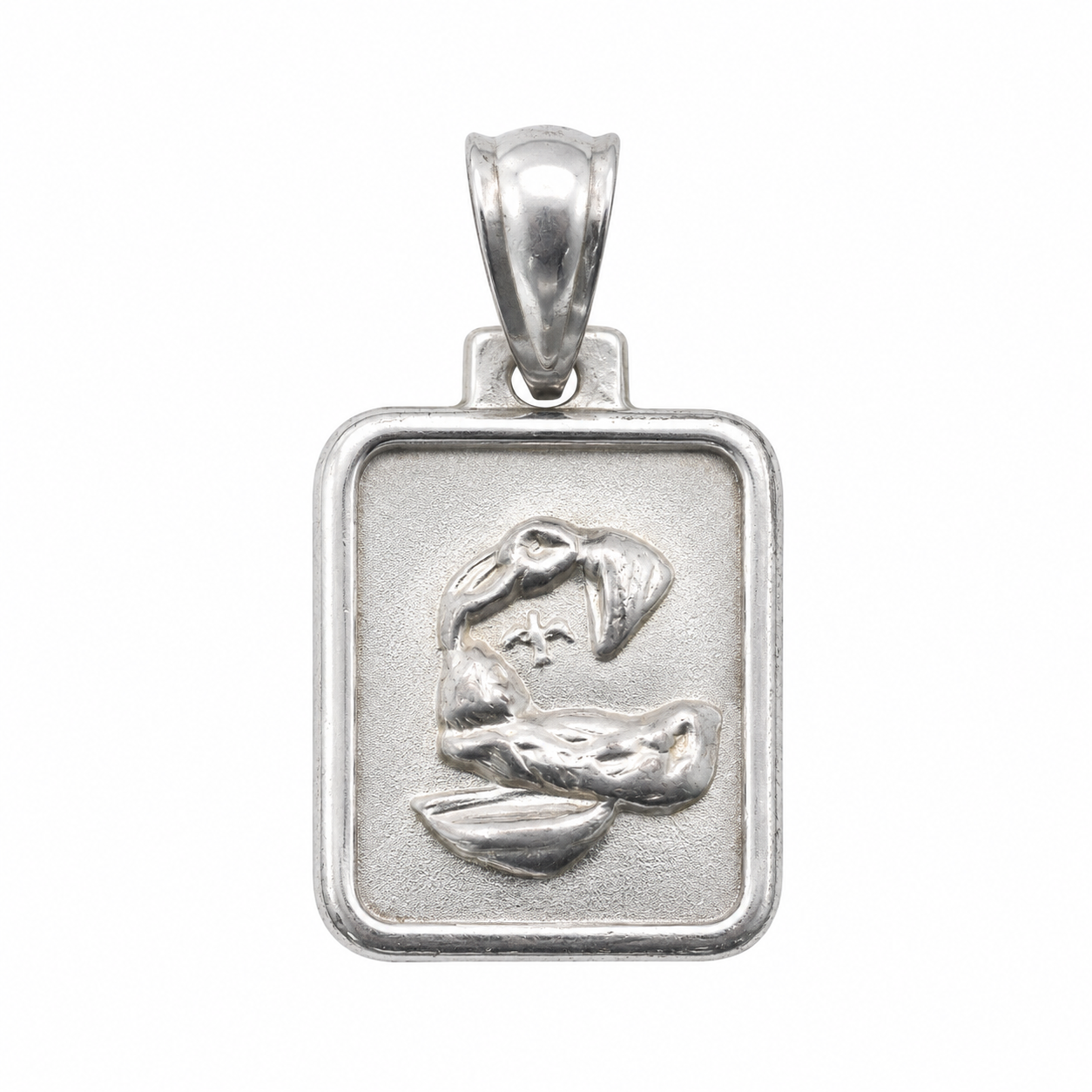 925 Sterling Silver Baptism Pendant- CHARM00200