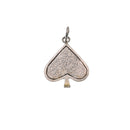 Dije de picas oxidadas en plata 925 - CHARM0077