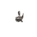Charm de cometa oxidado en plata 925 - CHARM0078