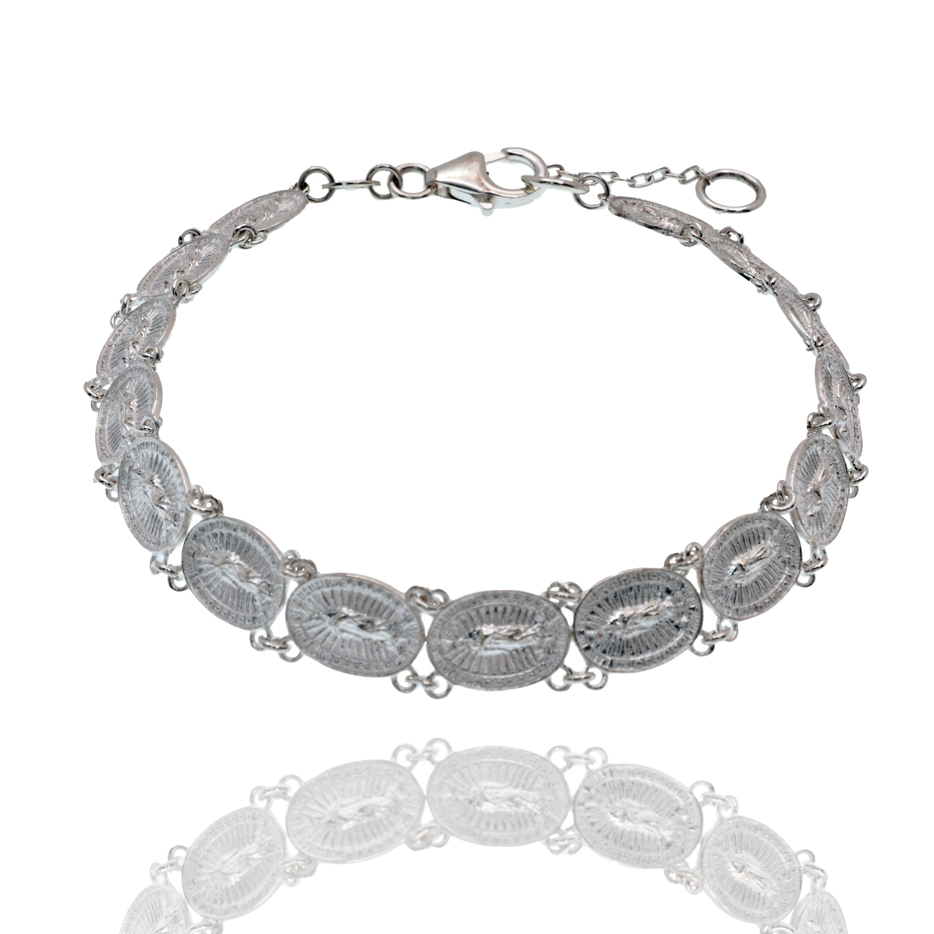 Pulsera Rosario de Plata 925 de Alto Pulido - DIB00070