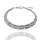 High Polished 925 Sterling Silver Our Lady of Guadalupe 7.5mm Link Adjustable Bracelet - DIB00087