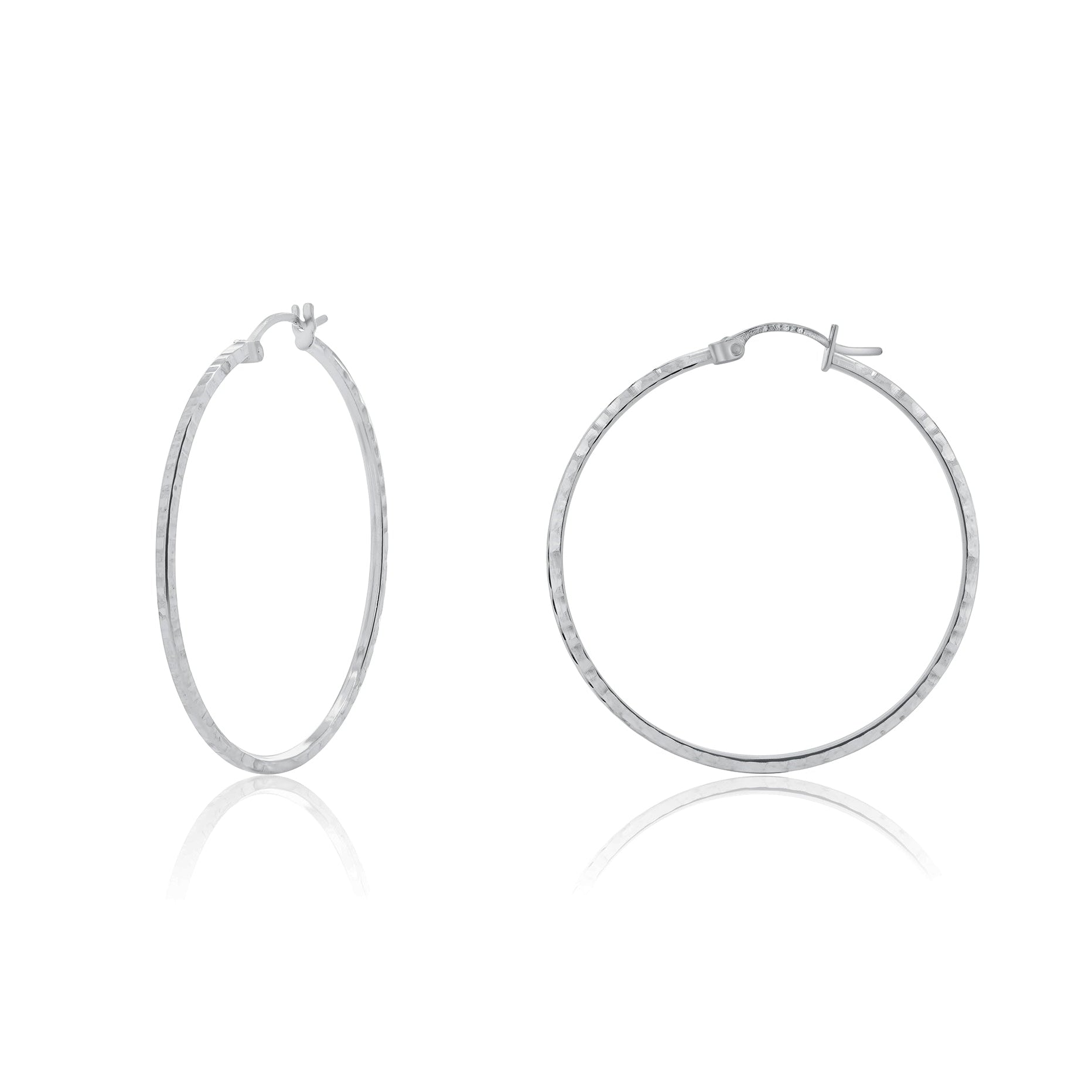 Silver 925 Round Hoop DC Earring Hoop 1.5mm - HP03-1.5