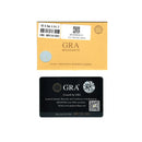 Collar solitario de moissanita en plata de ley 925 rodiada - MGMN00015