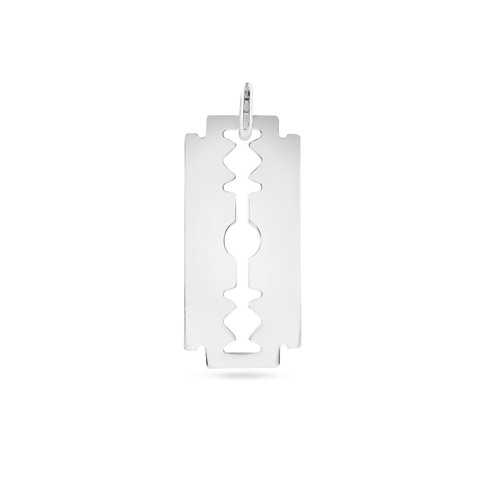 High Polished Razor Blade Pendant - ARP00060 | Silver Palace Inc.