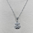 Rhodium Plated 925 Sterling Silver Anchor Crucifix Nautical 17mm x 24mm Pendant - SLP00473