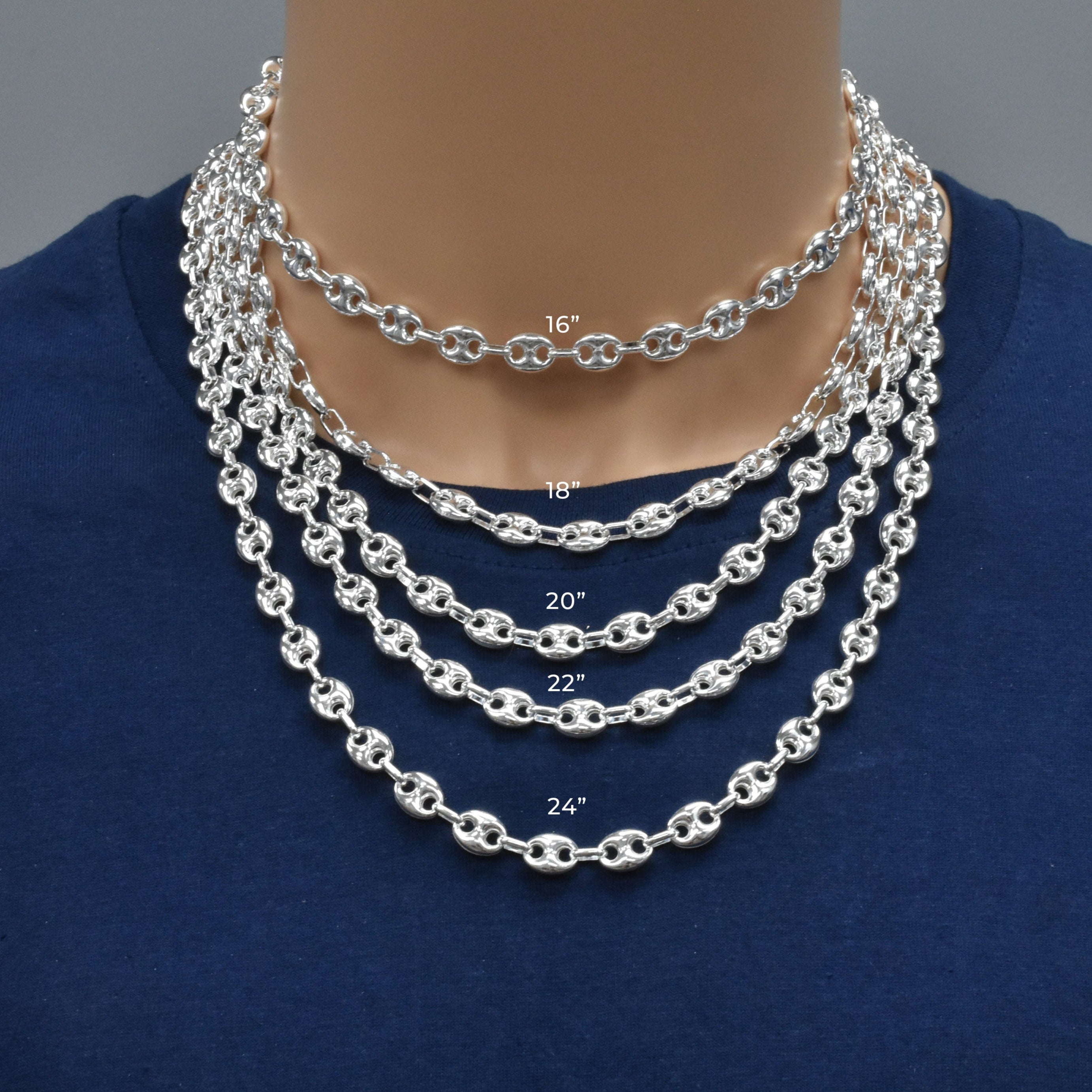 Puffed Mariner Chain 7.8mm - CH545