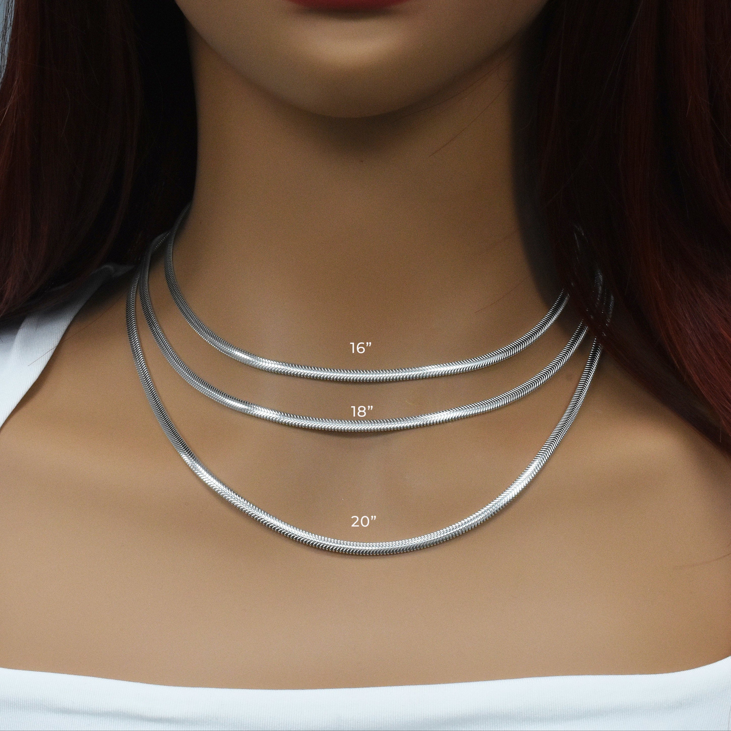 Flat Snake 330 3.4mm Flexible Chain - CH590