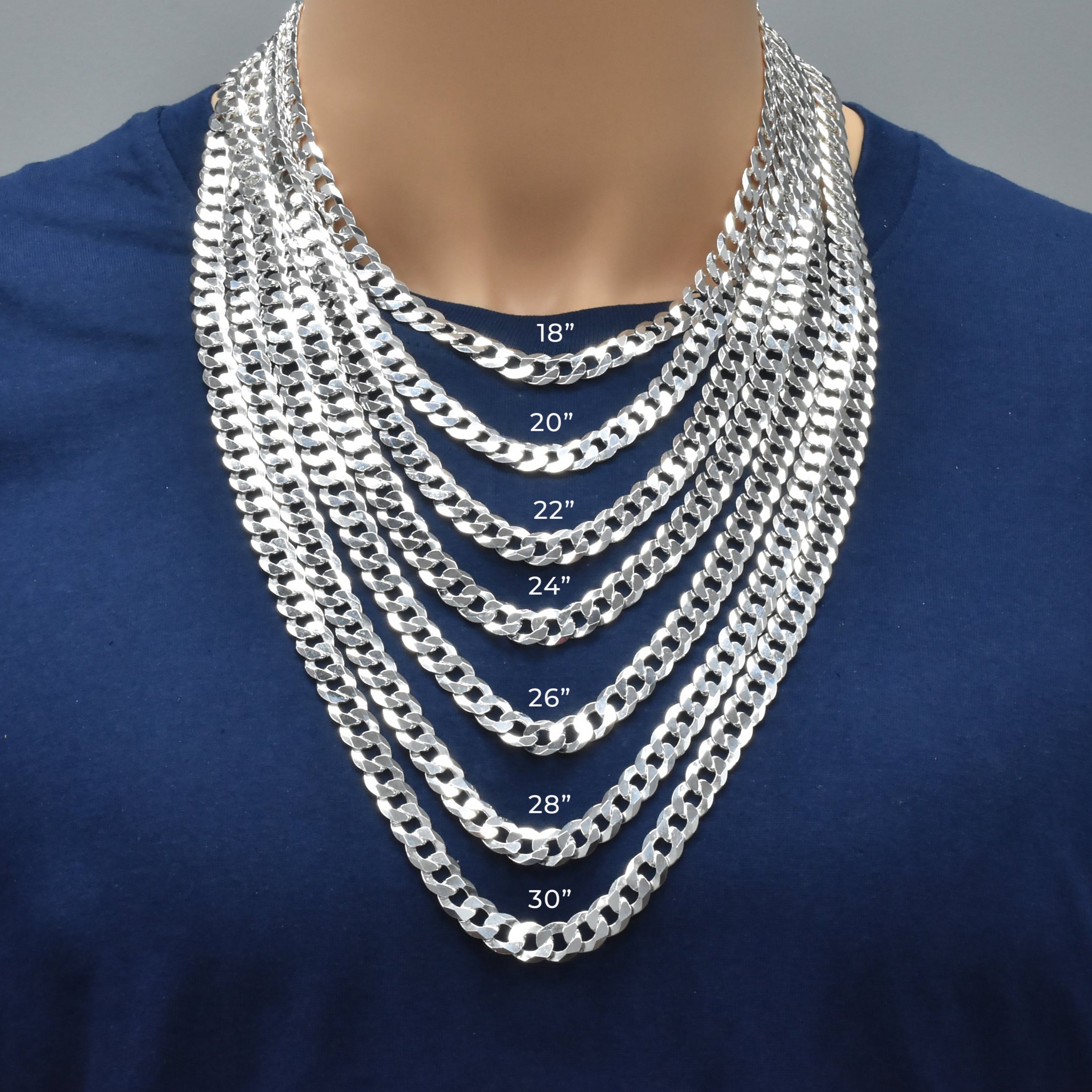 Curb 200 Chain or Bracelet 7.9mm - CH620