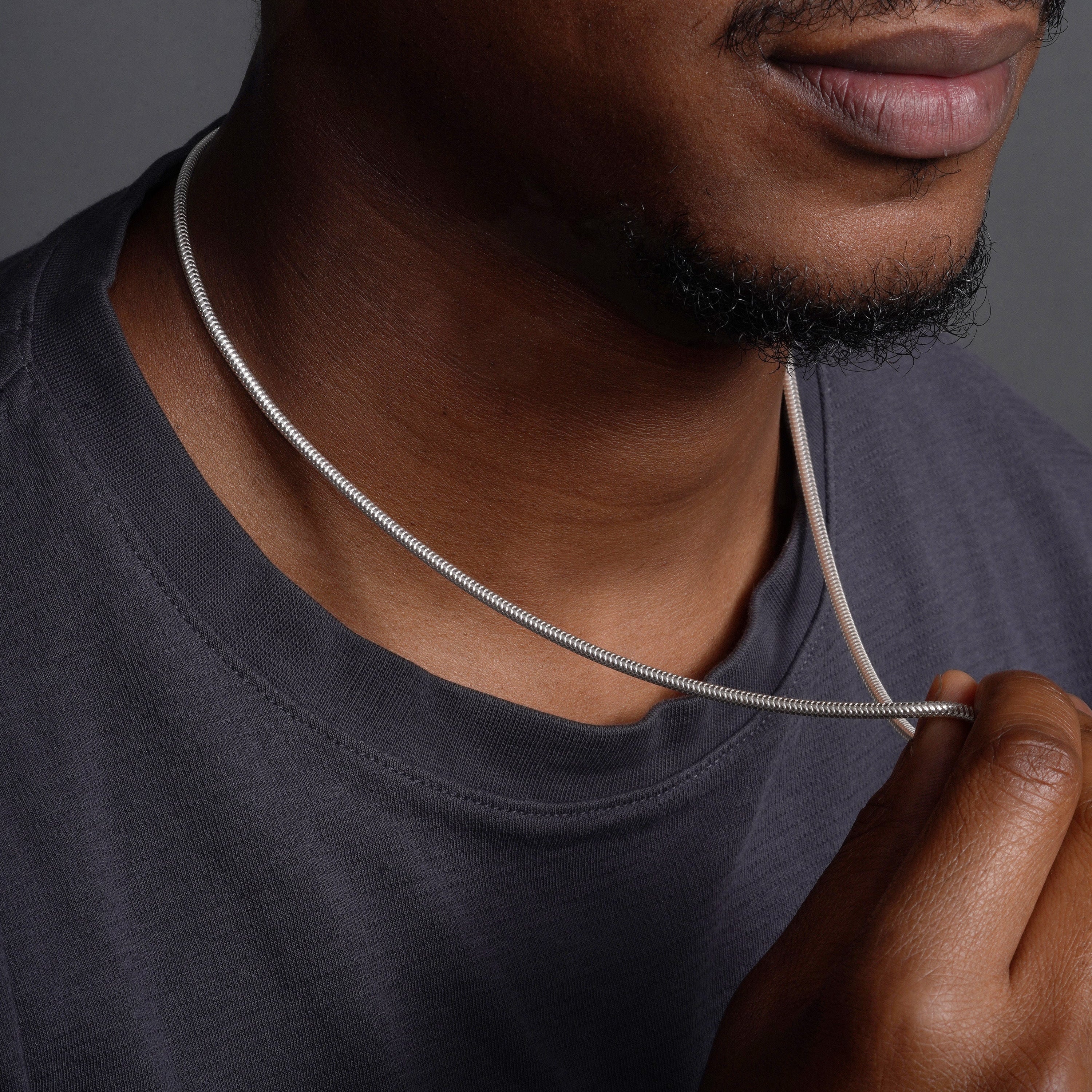 Cadena Hueca Serpiente Redonda 300 3mm - CH744