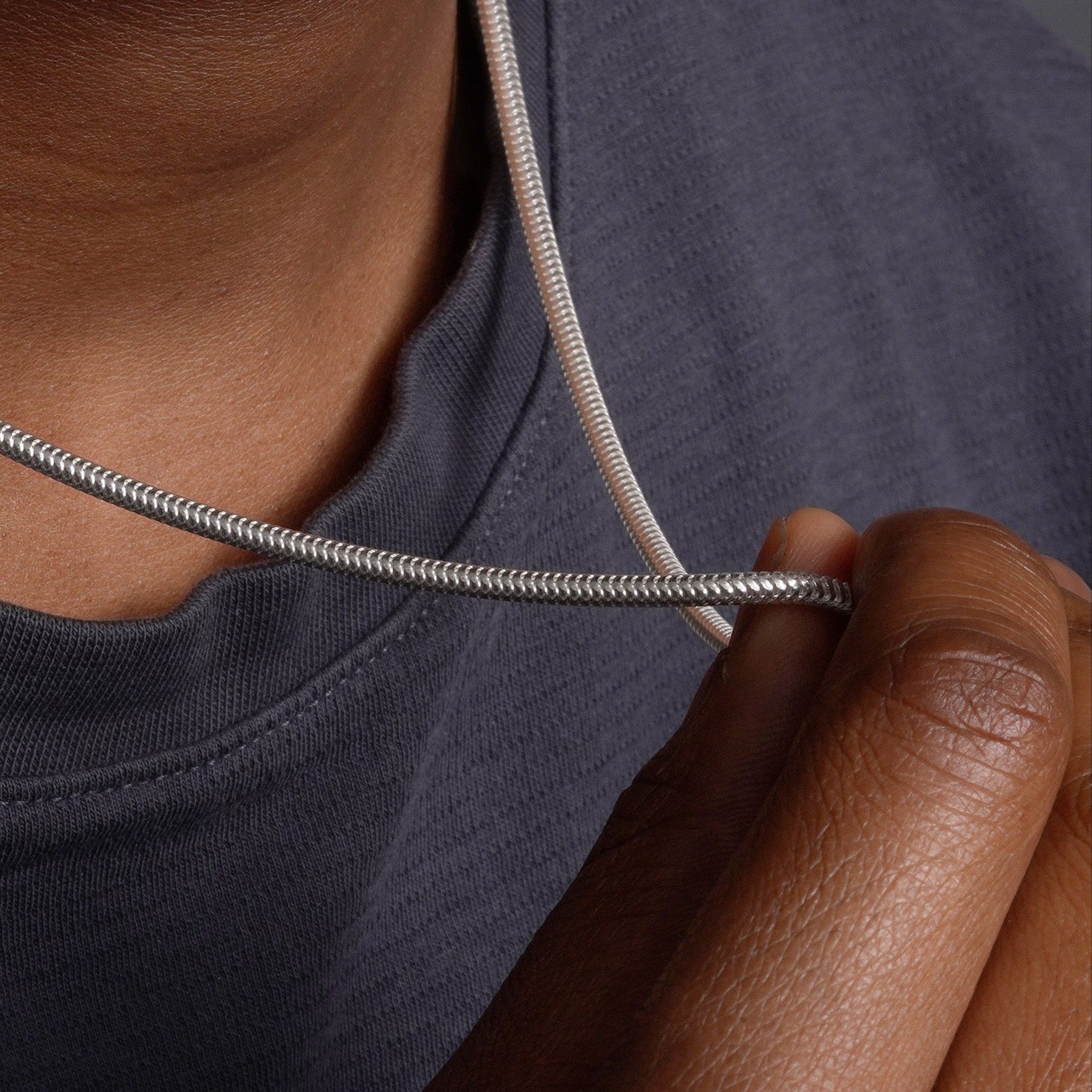 Cadena Hueca Serpiente Redonda 300 3mm - CH744