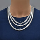 Sterling Silver Dollar Cuban Diamond Cut 220 6.8mm Chain - CH830