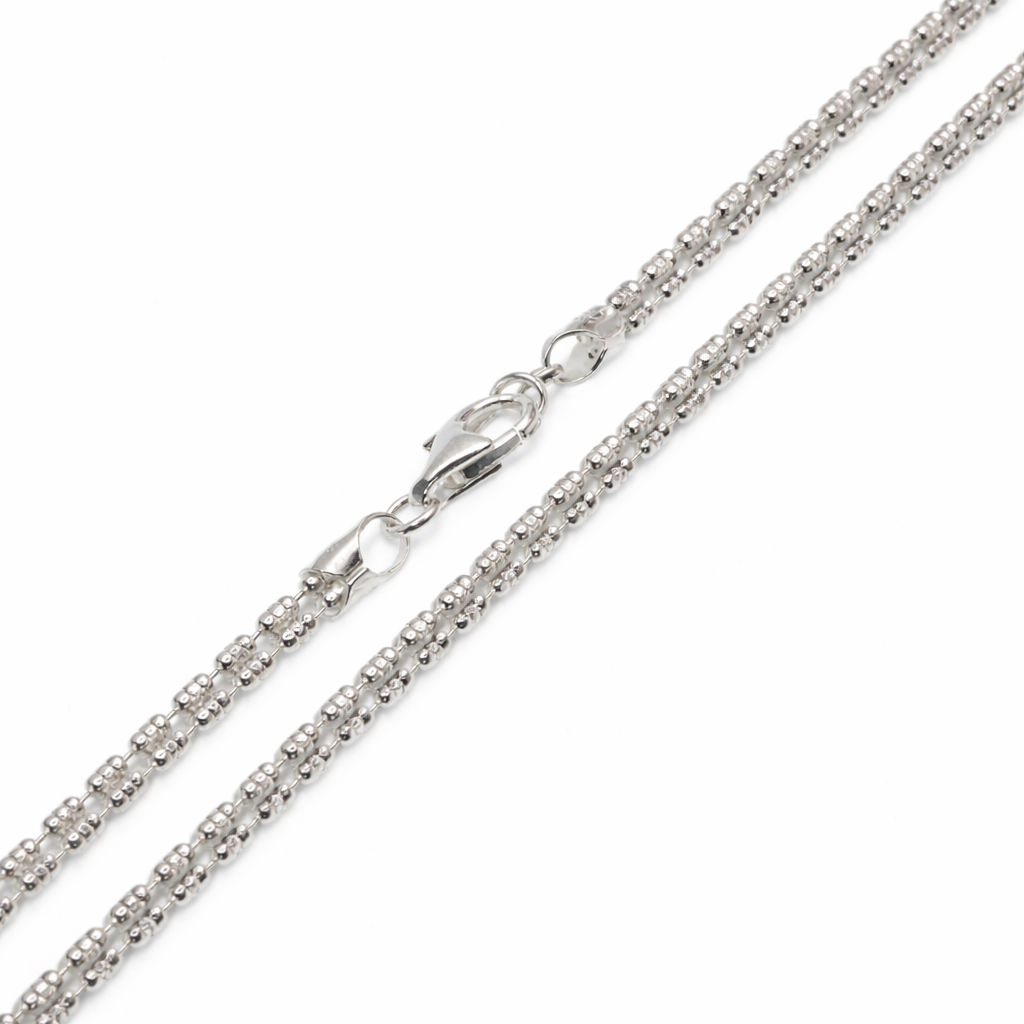 925 Sterling Silver Ice 3 Sided Diamond Cut 180 3.6mm Chain or Bracelet - CH841