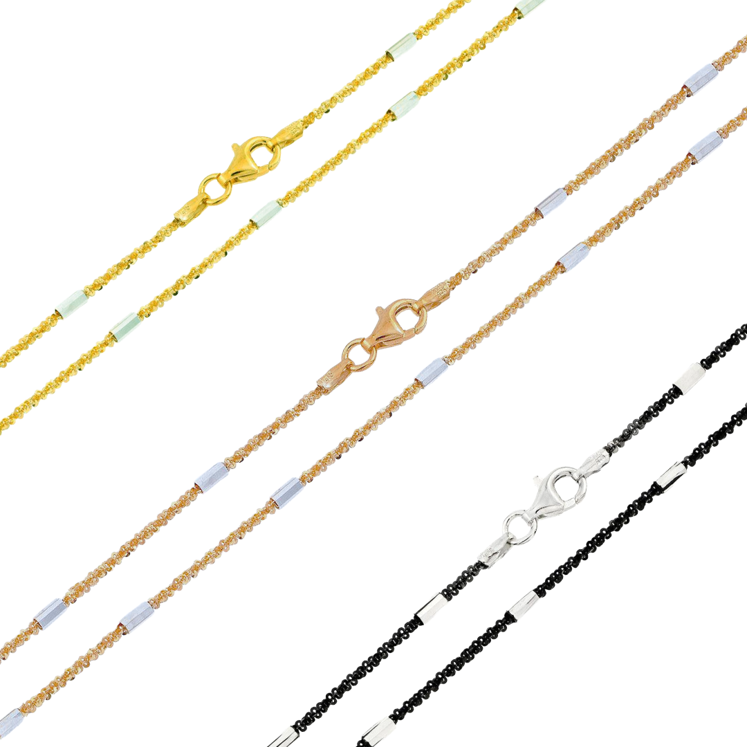 925 Sterling Silver Diamond Cut Tube Roc Chain