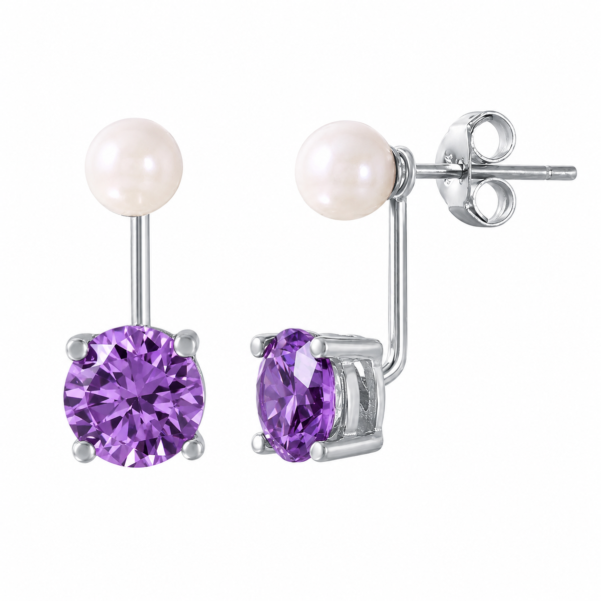 #Birthstone_February - Amethyst
#Color_White