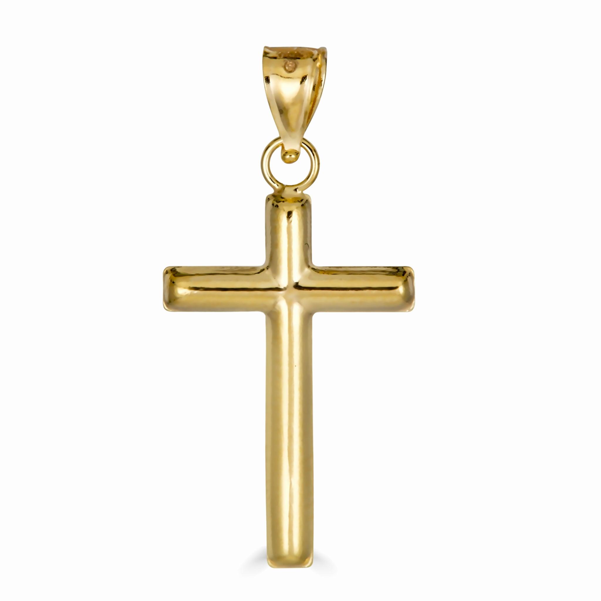 14 Karat Yellow Gold Crucifix Pendant | Silver Palace Inc.
