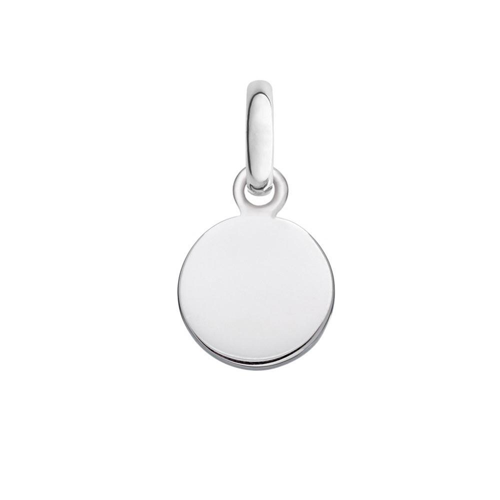 Silver 925 High Polished Engravable Disc Charm 15mm - ARP00026 | Silver Palace Inc.