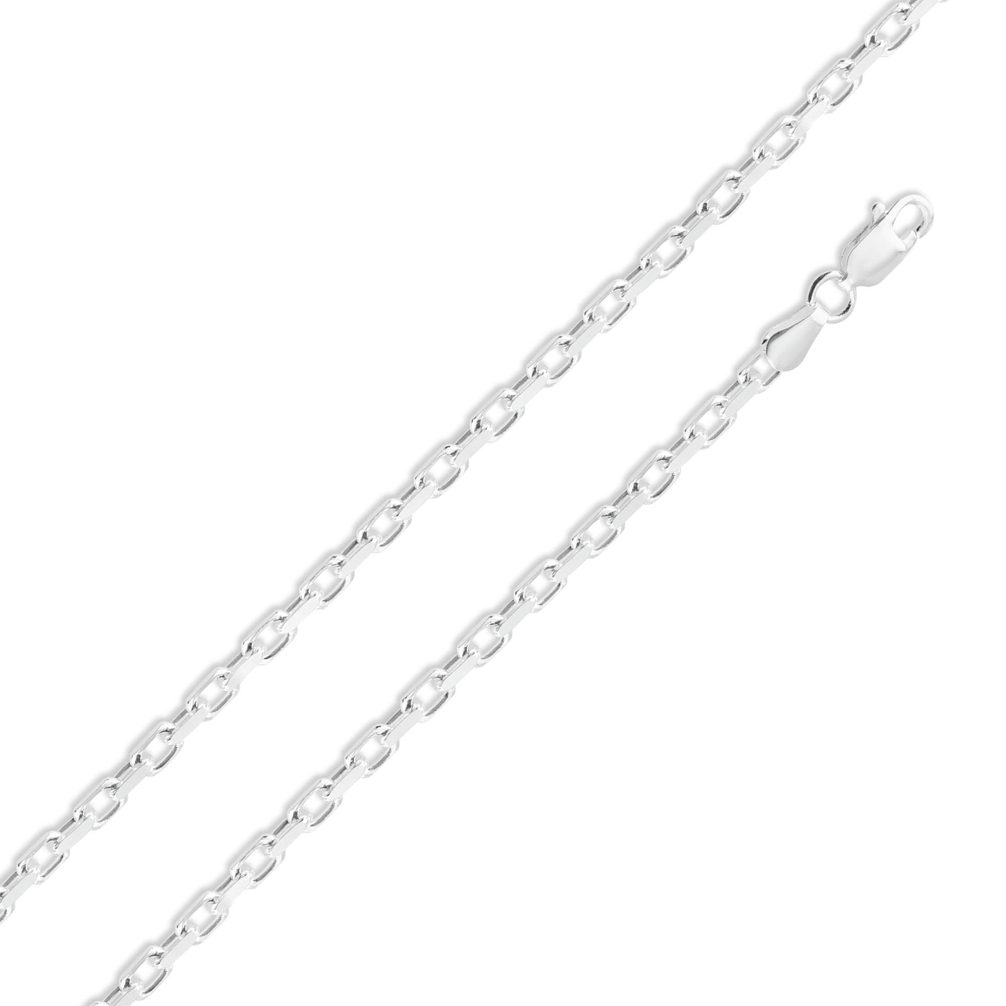 9ct Yellow Gold 3mm Diamond Cut Forzatina Chain Bracelet 18 9ct Yellow Gold 3mm Diamond Cut Forzatina Chain Bracelet 18