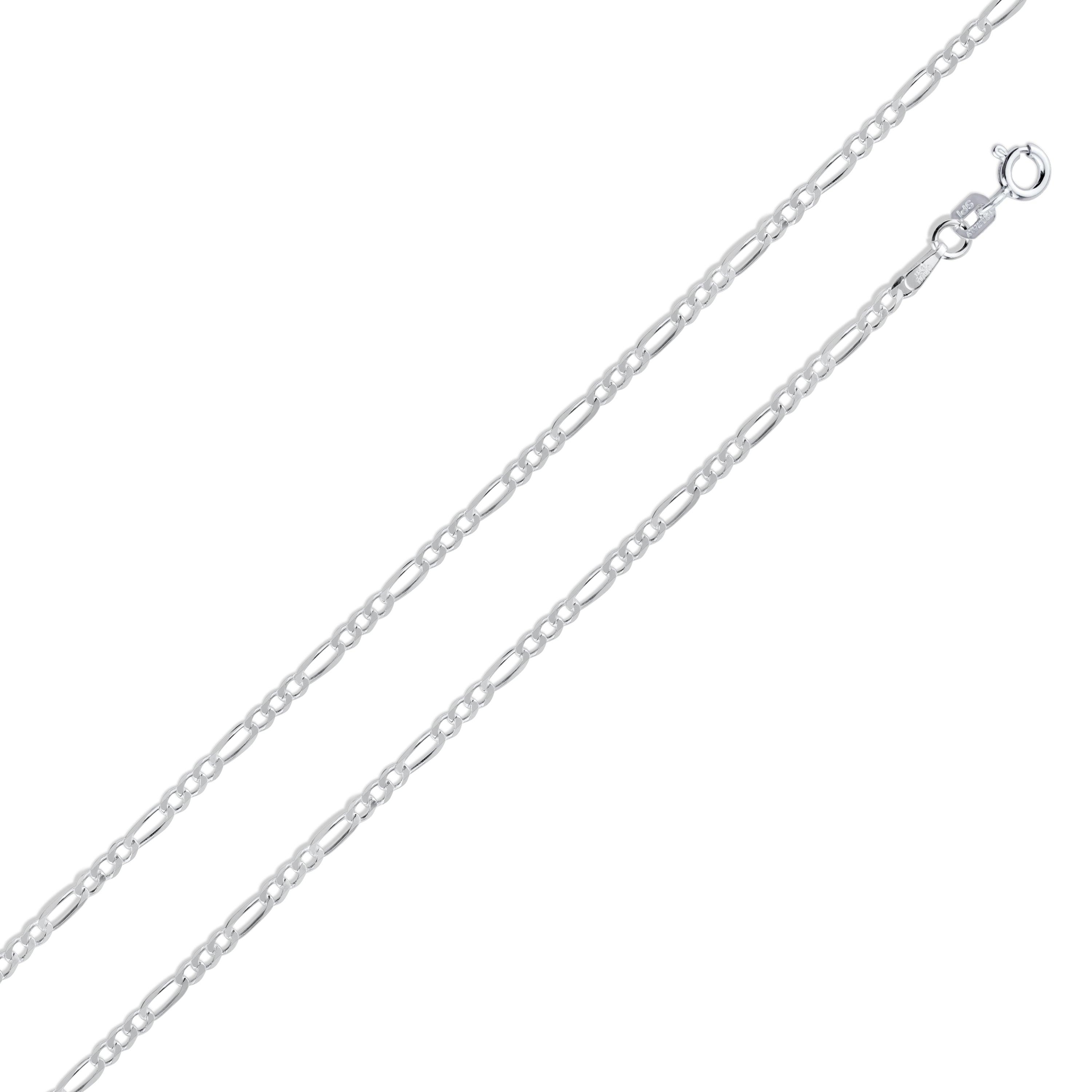 Figaro 050 Chains 1.7mm - CH602 | Silver Palace Inc. #plating_basic non-plated
