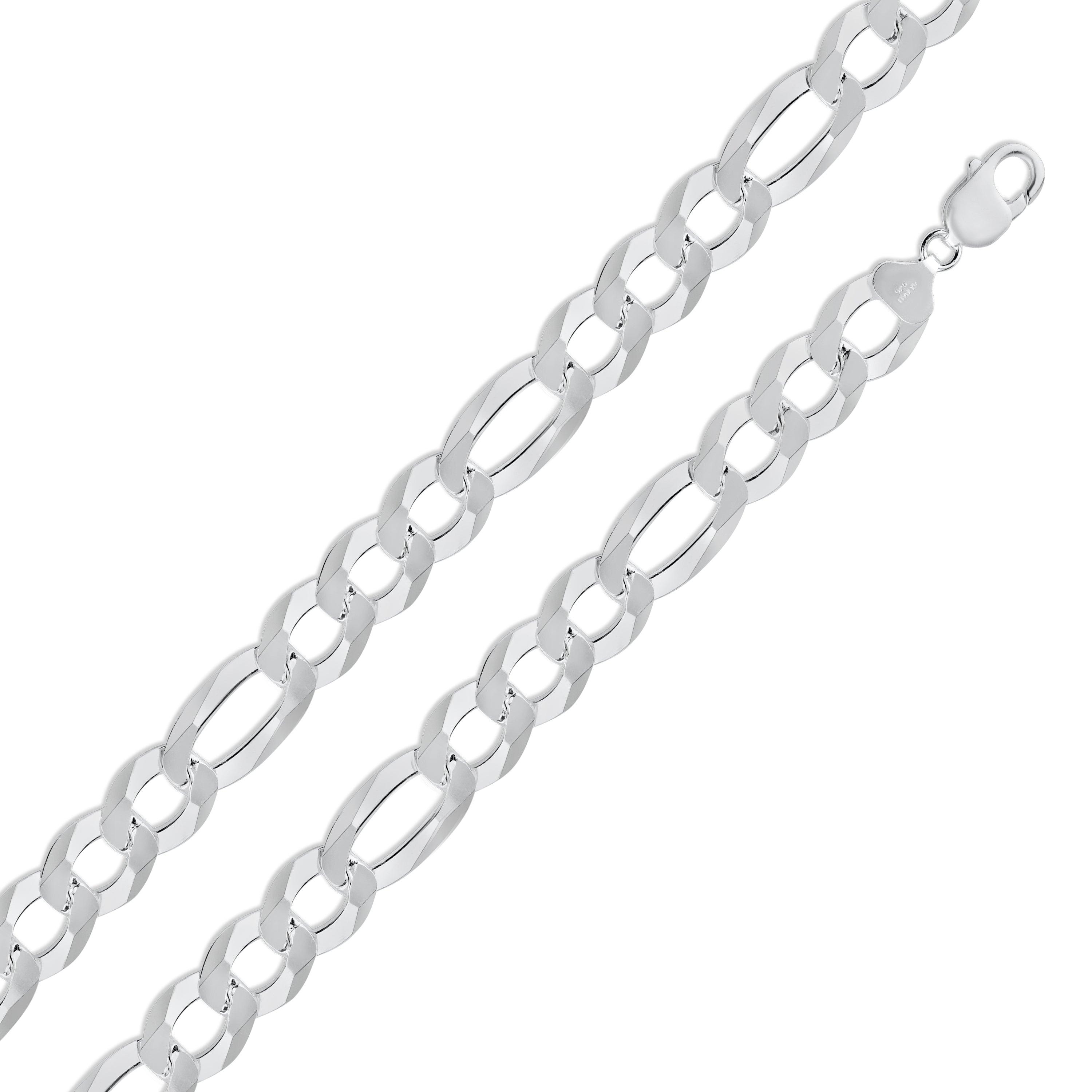 Figaro 350 Chain 14mm - CH611B | Silver Palace Inc. #plating_basic non-plated