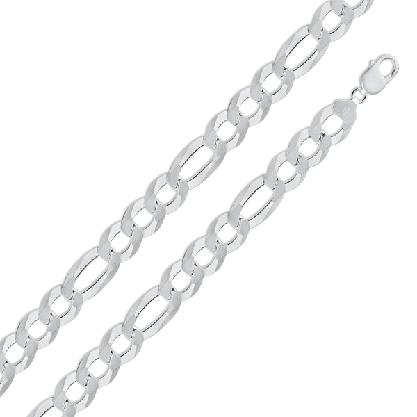 Figaro 350 Chain 14mm - CH611B | Silver Palace Inc.