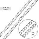 Curb 150 Chain 5.2mm - CH618 | Silver Palace Inc.