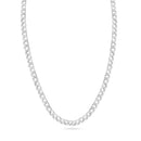 Curb 100 Cadena lisa de 1 lado con corte de diamante y 1 lado de 4,1 mm - CH627