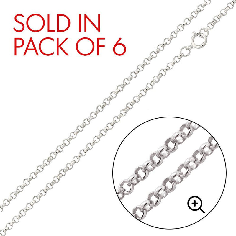 Round Rolo 020 Chain 1.5mm (Pk of 6) - CH701