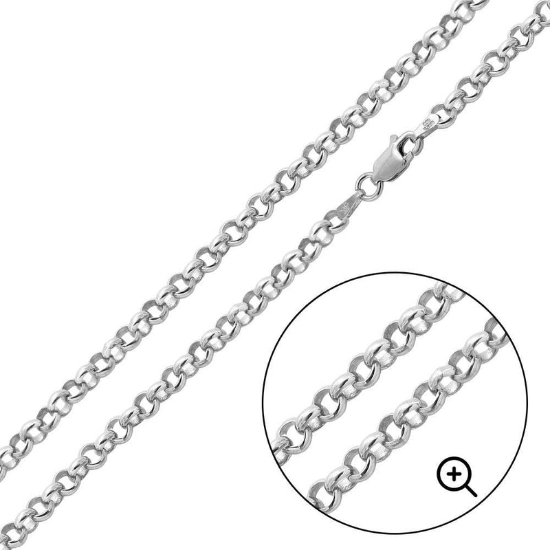 Round Rolo 035 2.4mm Chains - CH704 | Silver Palace Inc.