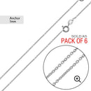Anchor 025 Chain 1mm (Pk of 6) - CH717