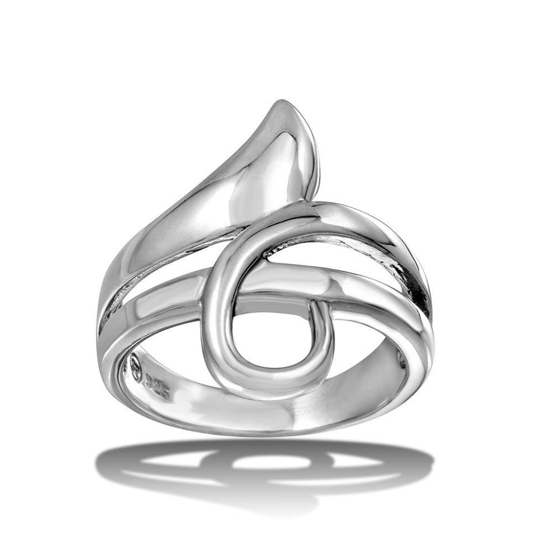 Silver 925 High Polished Wrap Ring - CR00724 | Silver Palace Inc.