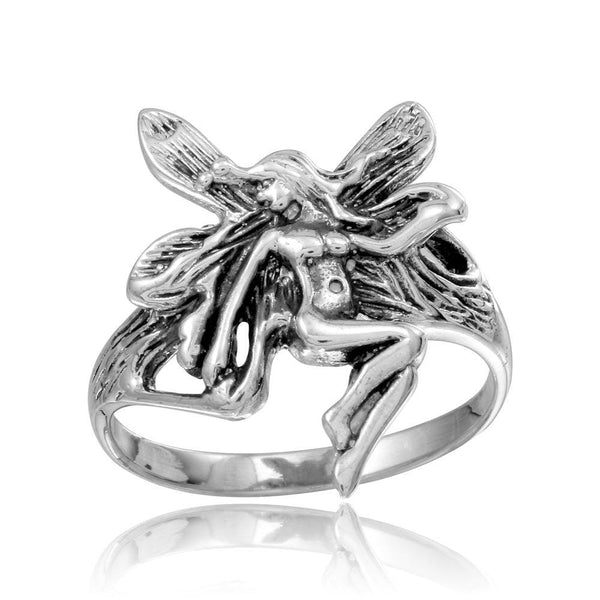 Silver 925 High Polished Fairy Ring - CR00751 | Silver Palace Inc.