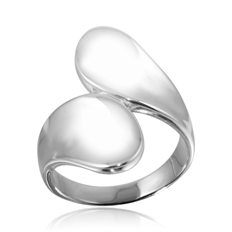 Silver 925 High Polished Simple Wrap Ring - CR00795 | Silver Palace Inc.
