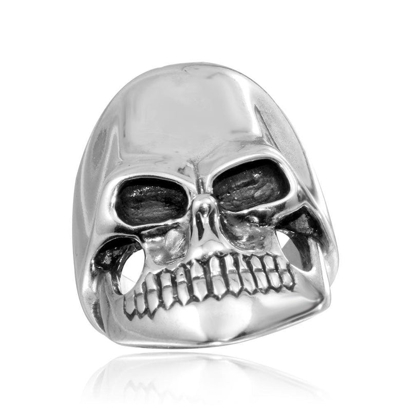 Silver 925 High Polished Skull Ring - CR00799 | Silver Palace Inc.