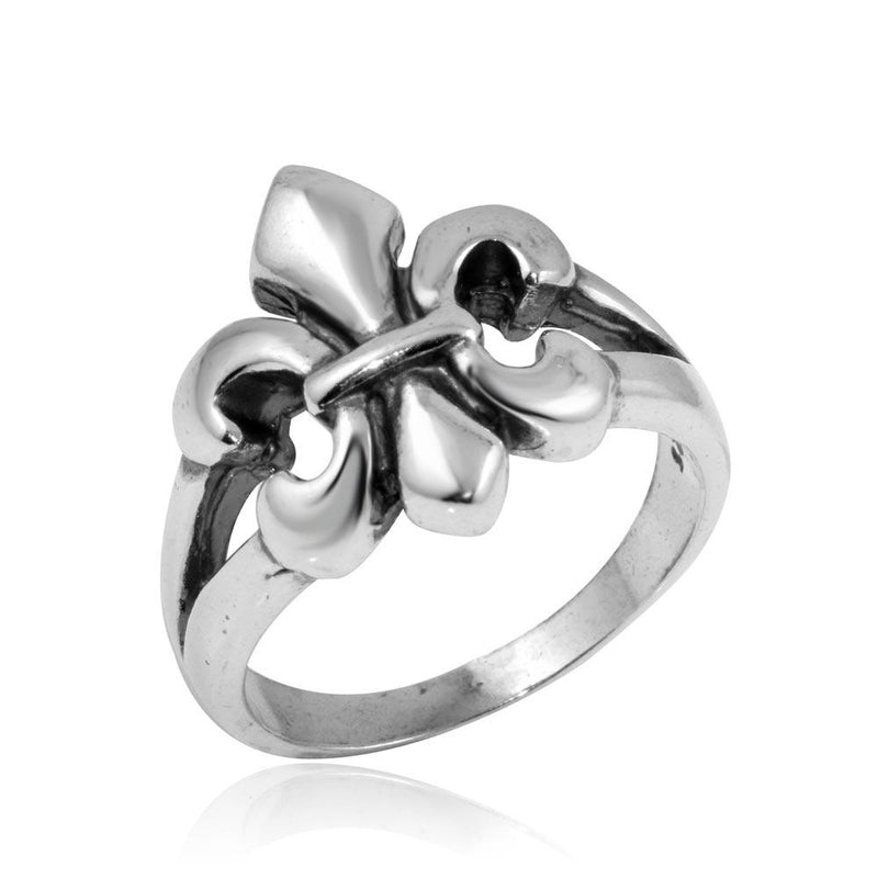 Silver 925 High Polished Filigree Ring - CR00818 | Silver Palace Inc.