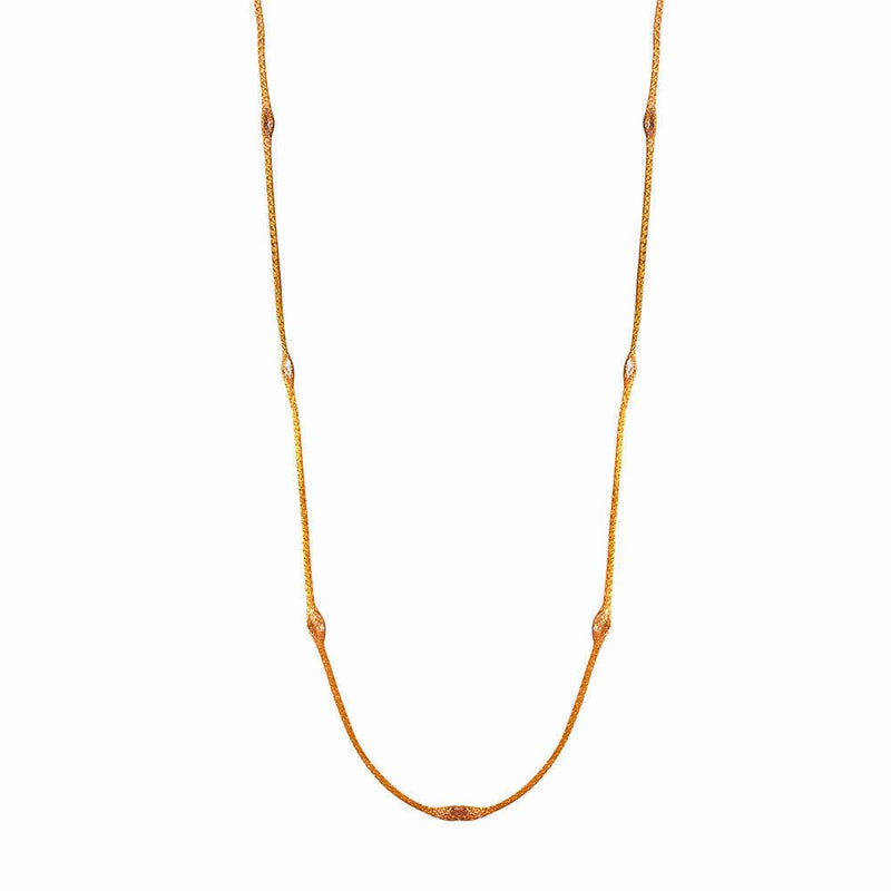 Silver 925 Rose Gold Plated Mystical Chain Italian Necklace - ITN00051RGP | Silver Palace Inc.