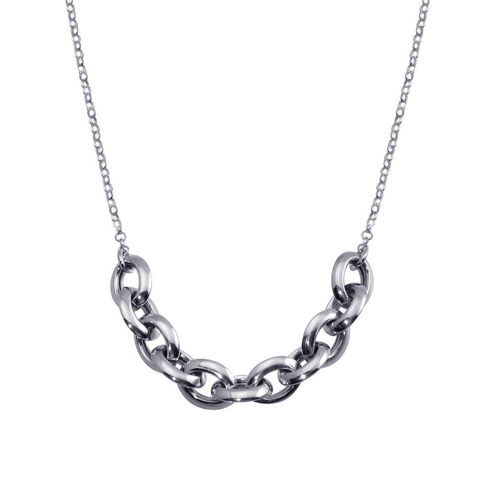 Sterling Silver necklace with the center online