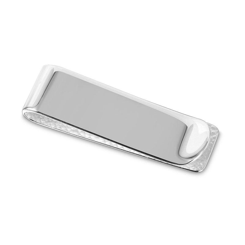 Silver 925 High Polished Engravable Money Clip - MONEYCLIP7 | Silver Palace Inc.